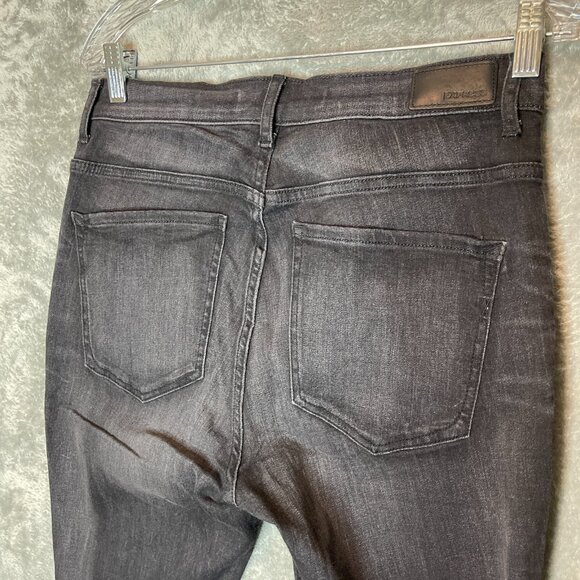 Express Women Denim Perfect Curves High Rise Legging Black Jeans 12 Long NWT - Picture 6 of 12